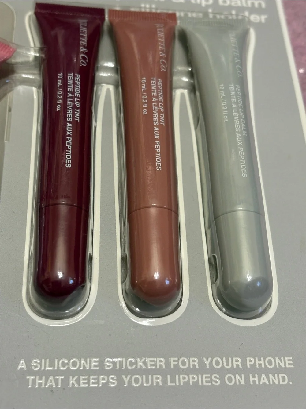 Peptide Lip Tint/ Lip Balm & Silicone Phone Holder Set